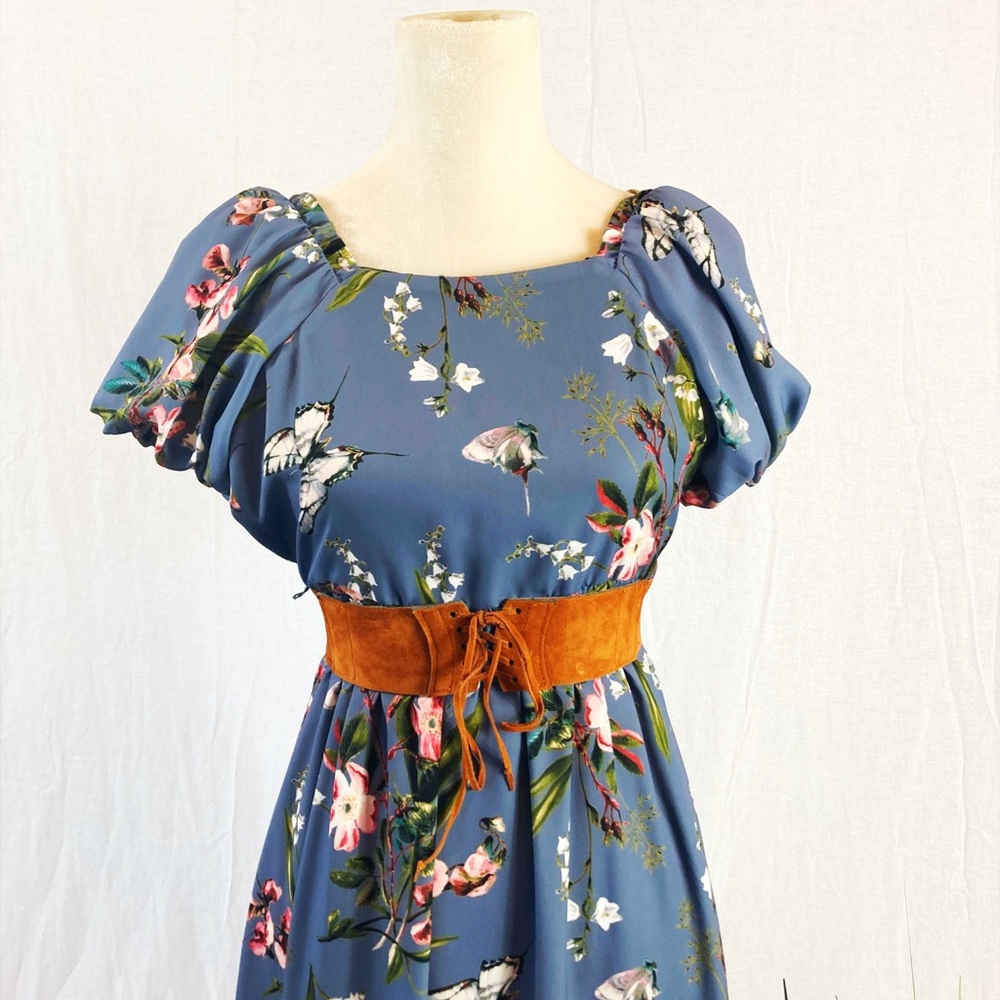 Girls floral butterfly dress